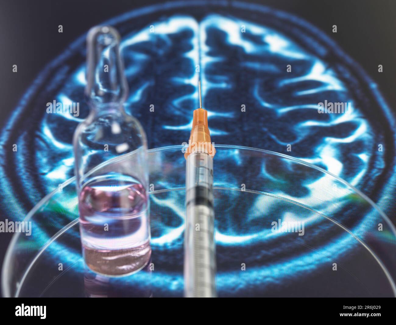 La ricerca di Alzheimer e demenza, immagine concettuale Foto Stock