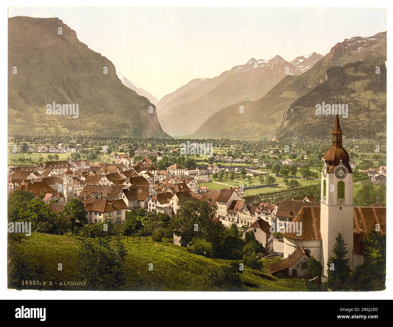 Altdorf, Uri, Svizzera. Foto Stock