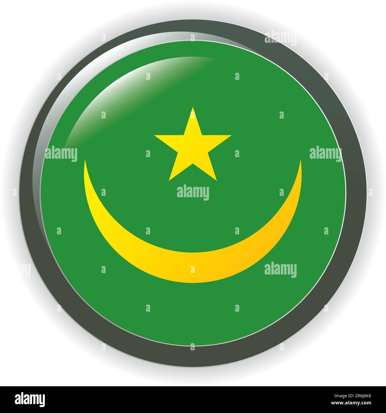 bandiere del mondo. Pulsante Vector (vettore) Illustrazione Vettoriale