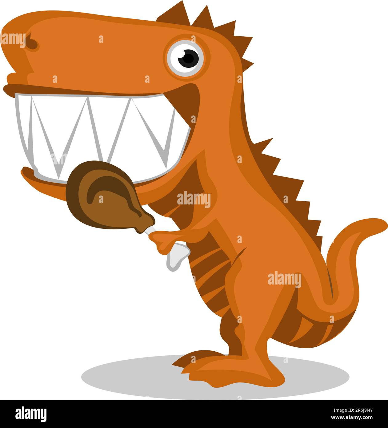 Dinosauro carnivoro Illustrazione Vettoriale