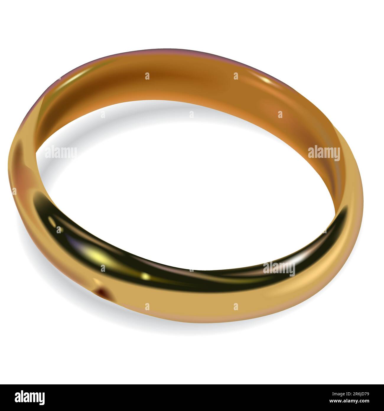 Wedding Ring 02 - illustrazione vettoriale dettagliata. Illustrazione Vettoriale