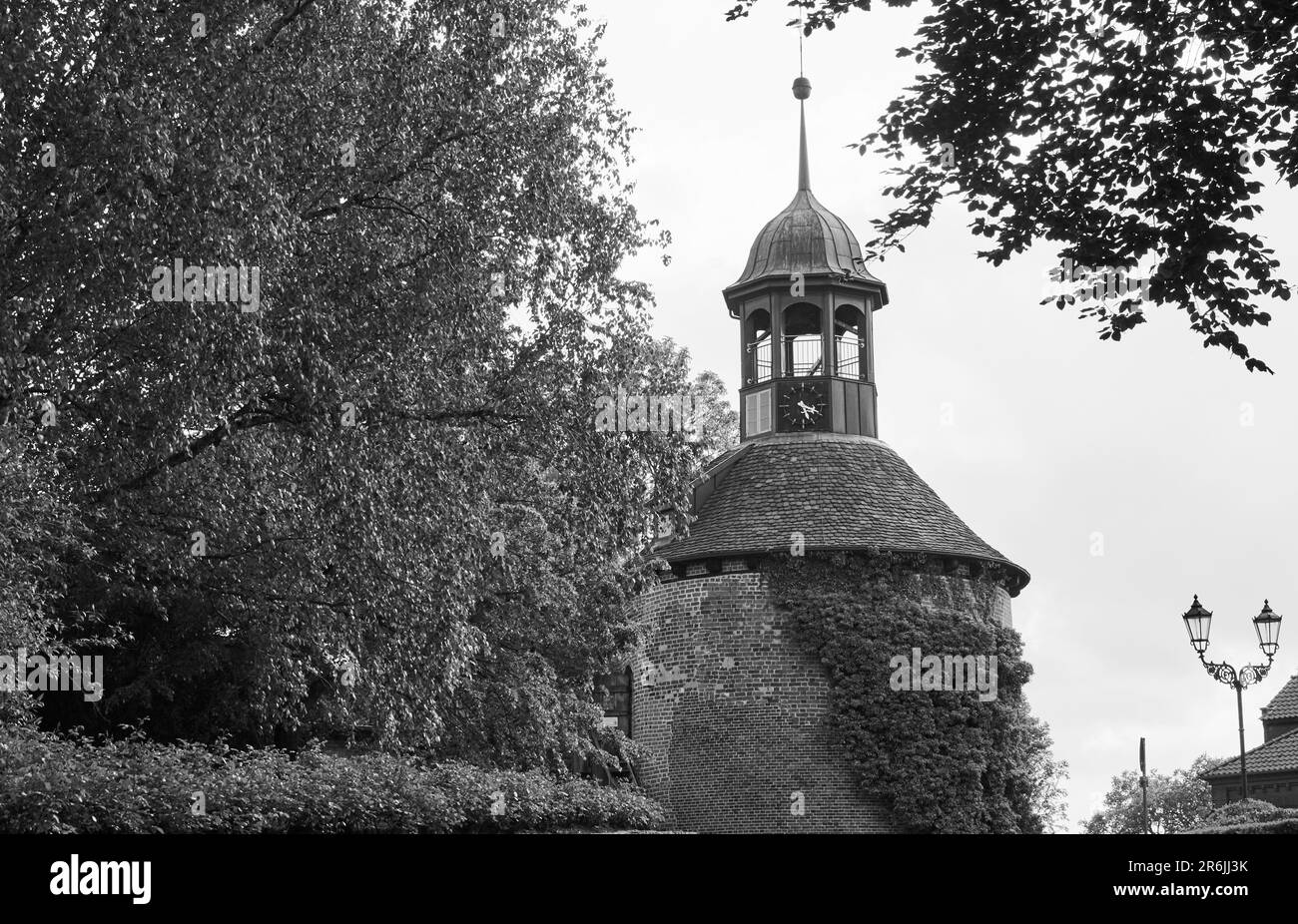 Die Schifffahrtsstadt Lauenburg an der Elbe, Schleswig-Holstein, Deutschland, Europa, Germania. Europa - credito: Sarah Bömer fotografie Foto Stock
