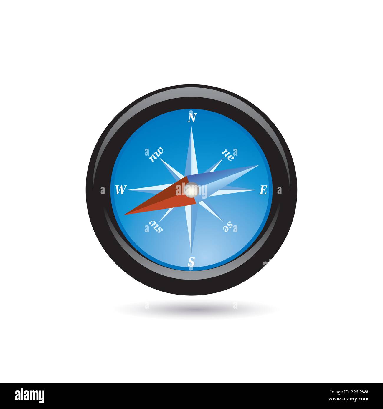 icona della bussola Illustrazione Vettoriale