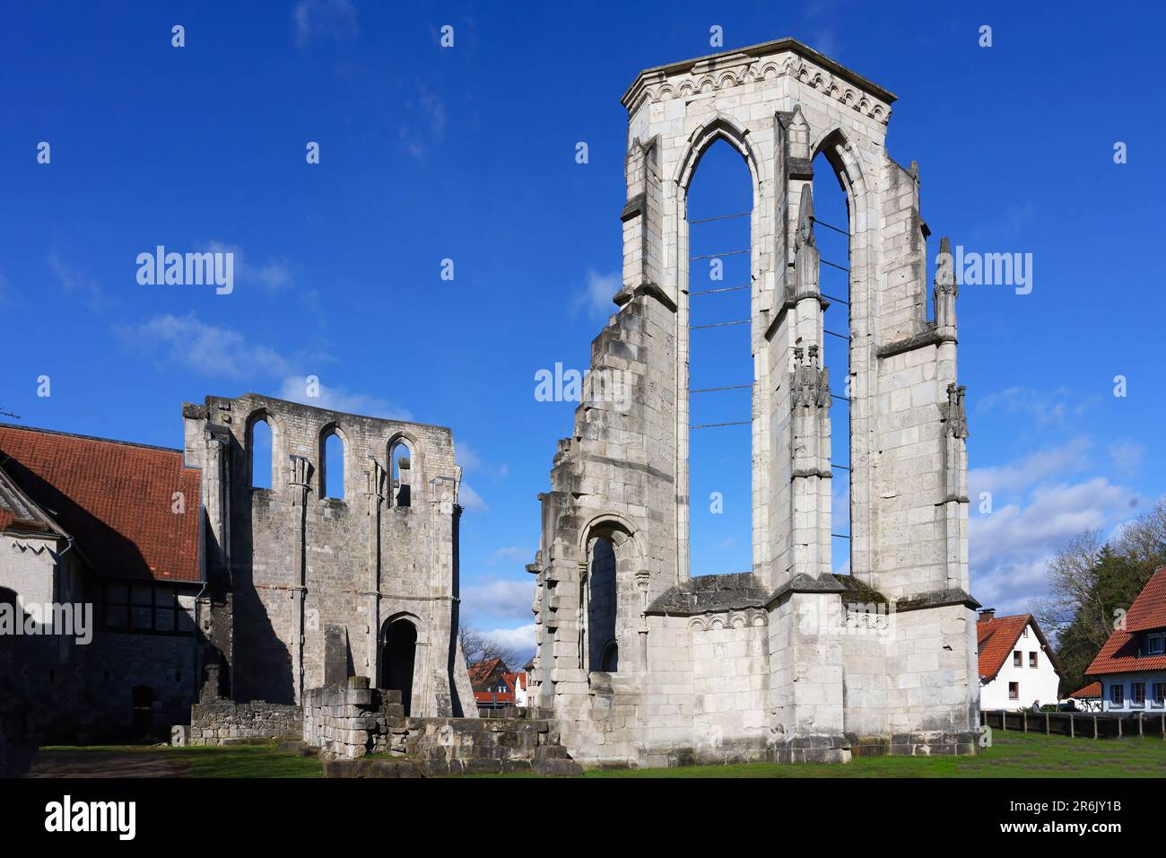 Imperial Walkenried Abbazia cistercense, Walkenried, Harz, bassa Sassonia, Germania, Europa Foto Stock