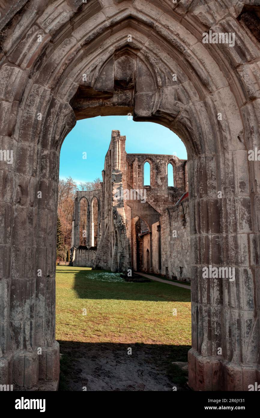 Imperial Walkenried Abbazia cistercense, Walkenried, Harz, bassa Sassonia, Germania, Europa Foto Stock
