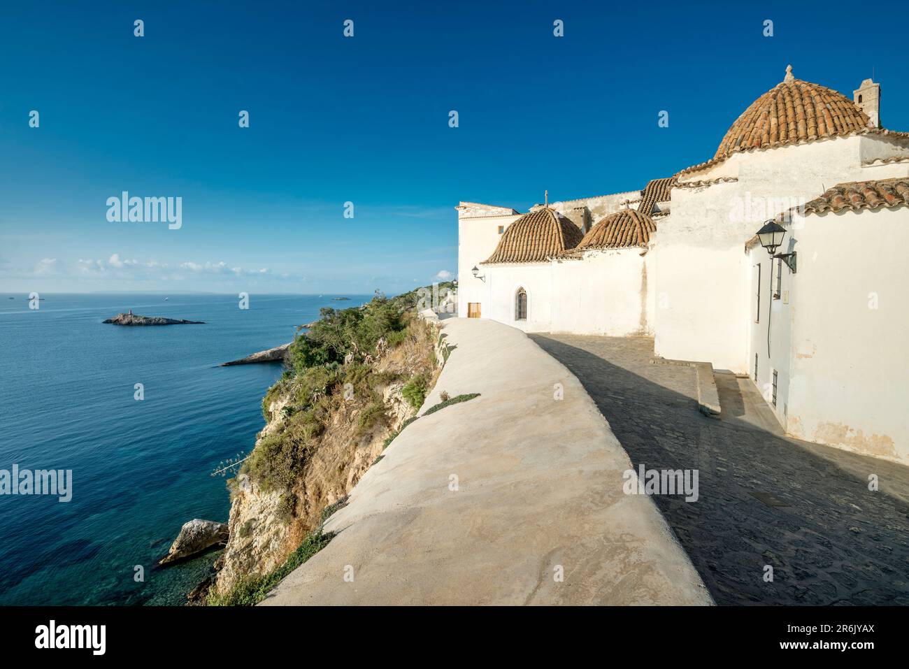 SANTO DOMINGO CONVENTO CENTRO STORICO IBIZA ISOLE BALEARI SPAGNA Foto Stock