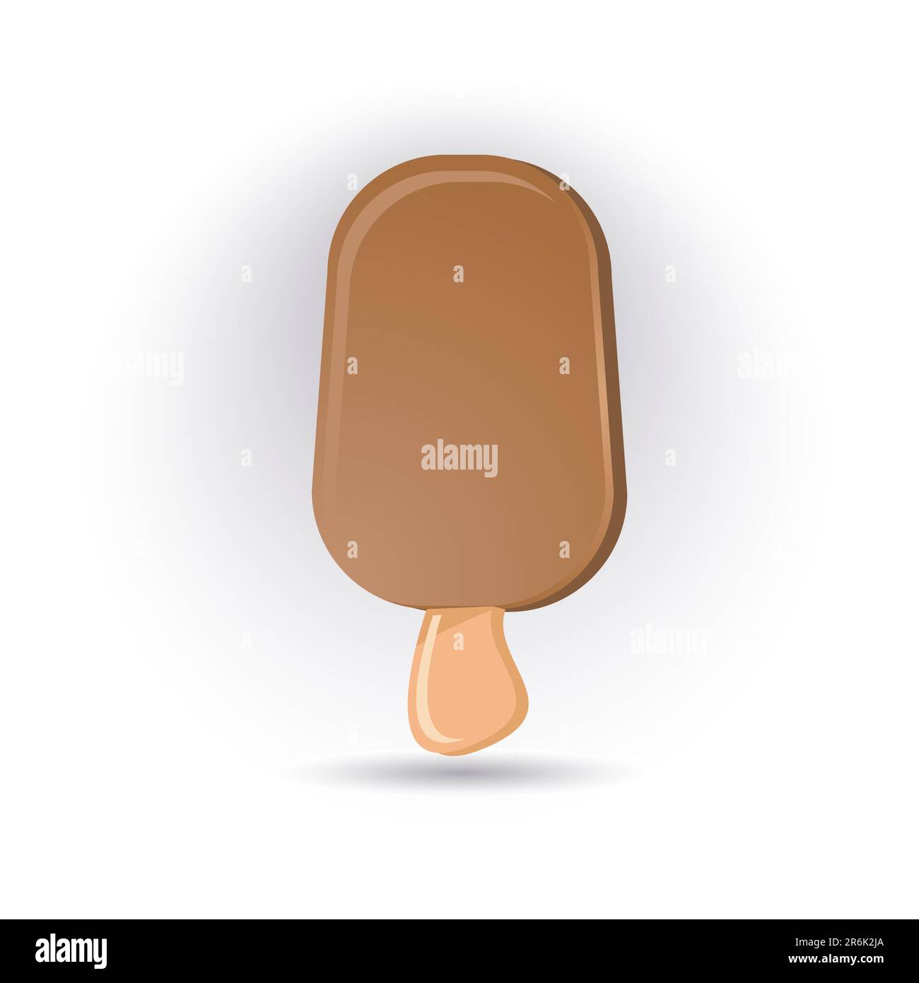 Gelato al cioccolato Illustrazione Vettoriale