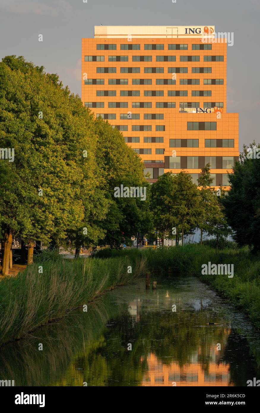 Amsterdam, Paesi Bassi, 09.06.2023, sede centrale della ING Bank Acanthus situata nella periferia sud-orientale di Amsterdam Foto Stock