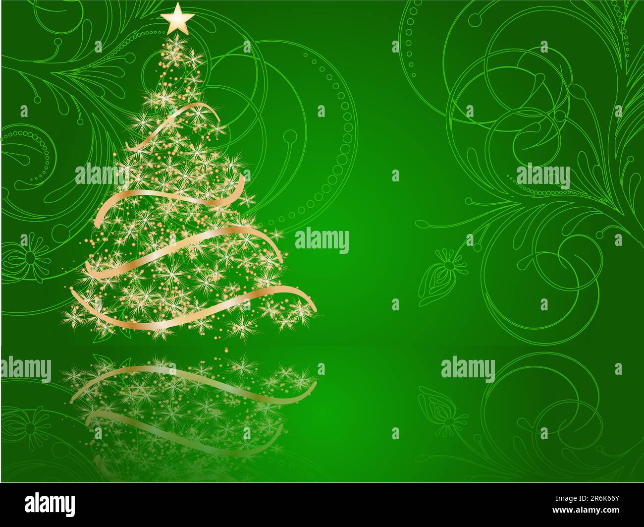 Albero di natale stilizzato Immagini Vettoriali Stock - Alamy