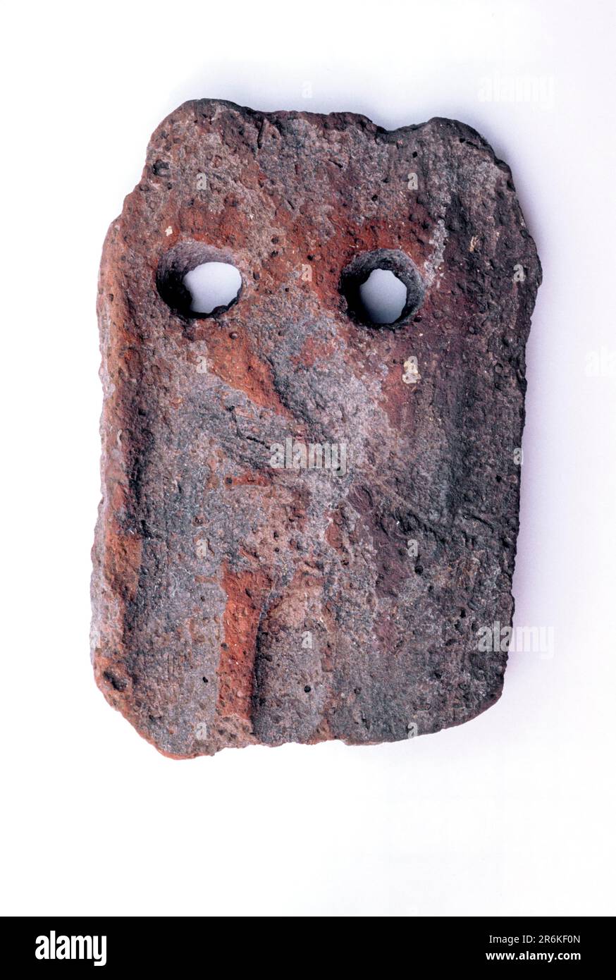 Tegole in terracotta, 3rd ° secolo B.C., Tamil Nadu, India del Sud, India, Asia Foto Stock