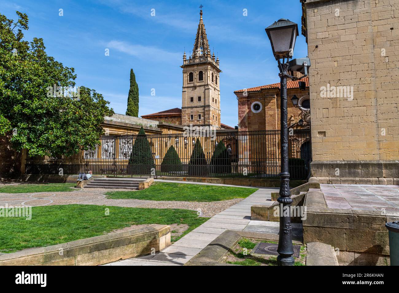 Cattedrale di San Salvador, Oviedo, patrimonio dell'umanità dell'UNESCO, Asturie, Spagna, Europa Foto Stock