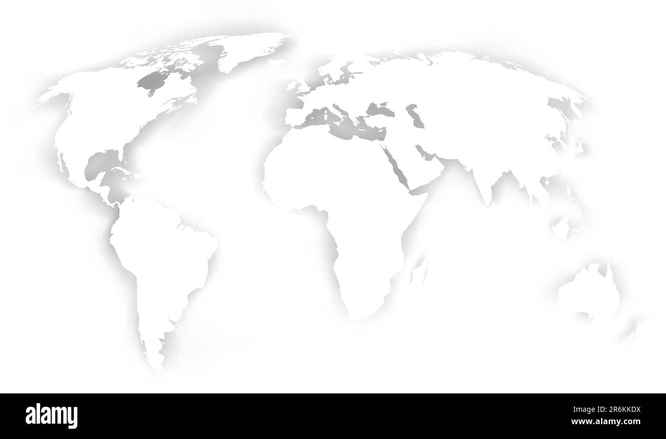 mappa mondo, questa illustrazione può essere utile come lavoro di progettazione Illustrazione Vettoriale