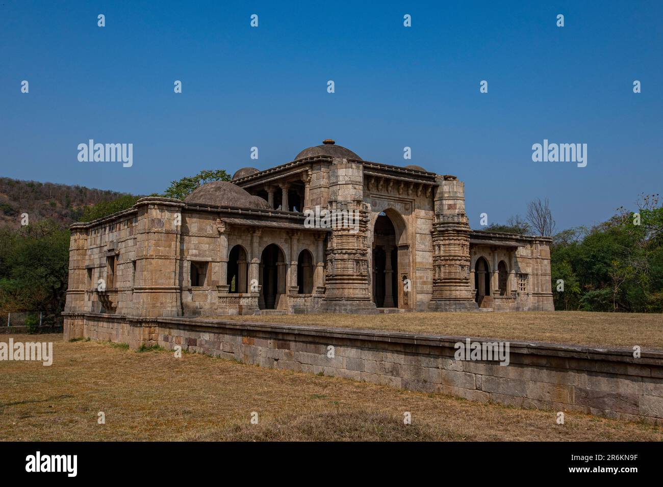 Moschea di Nagina, Parco Archeologico Champaner-Pavagadh, Patrimonio dell'Umanità dell'UNESCO, Gujarat, India, Asia Foto Stock