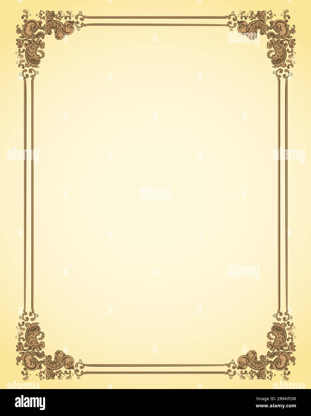 Cornice decorativa Illustrazione Vettoriale