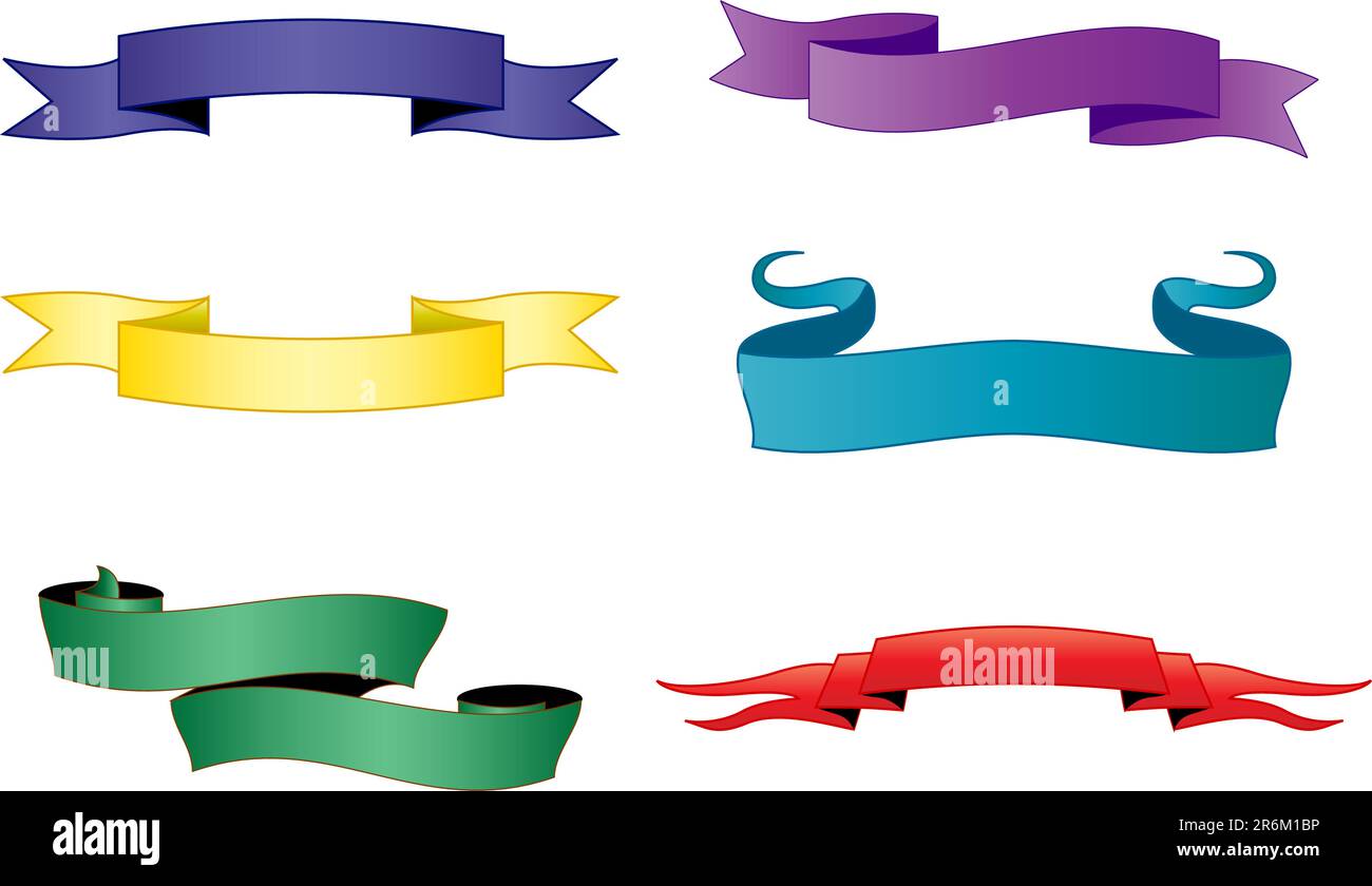 Set di banner Illustrazione Vettoriale