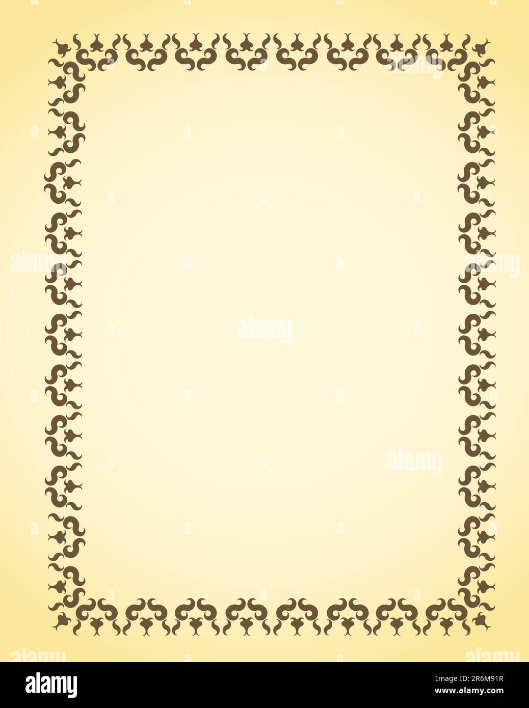 Cornice decorativa Illustrazione Vettoriale