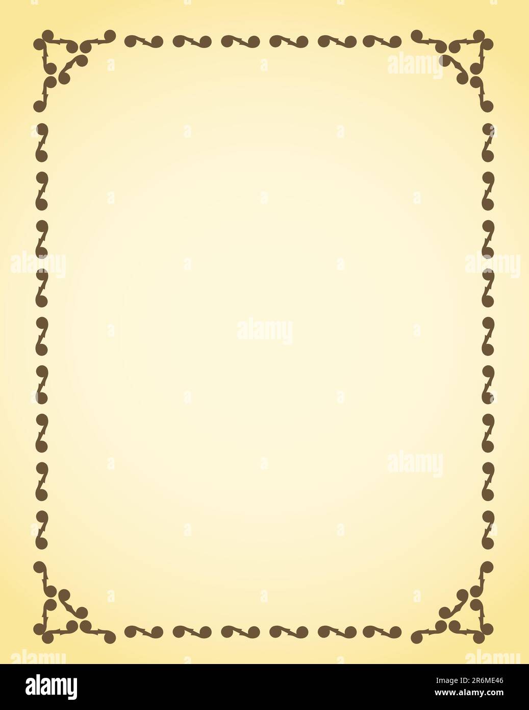 Cornice decorativa Illustrazione Vettoriale
