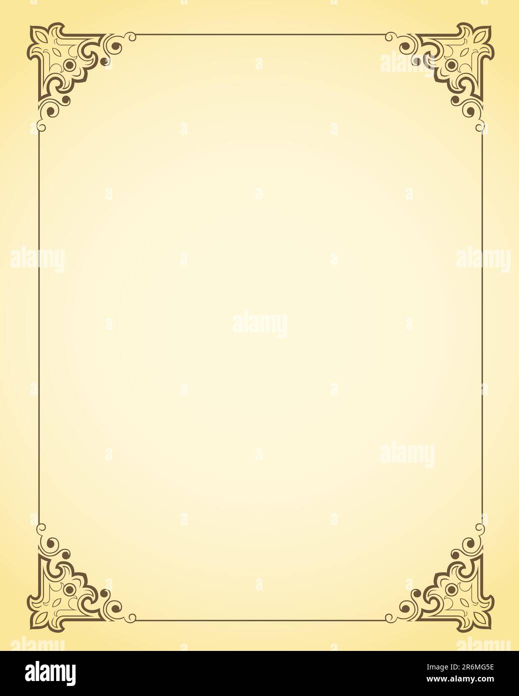 Cornice decorativa Illustrazione Vettoriale