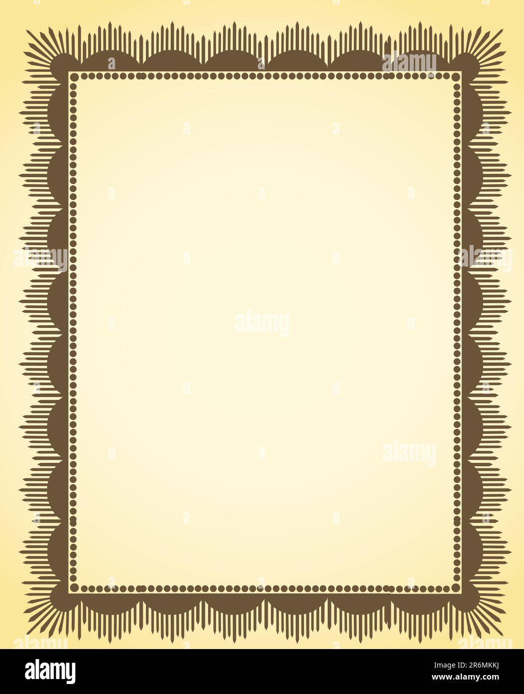 Cornice decorativa Illustrazione Vettoriale