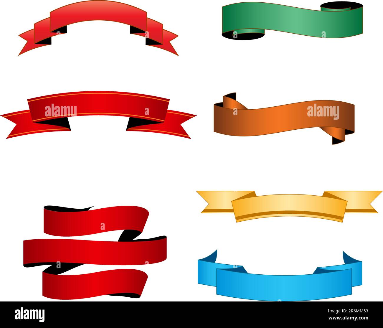 Set di banner grafici Illustrazione Vettoriale