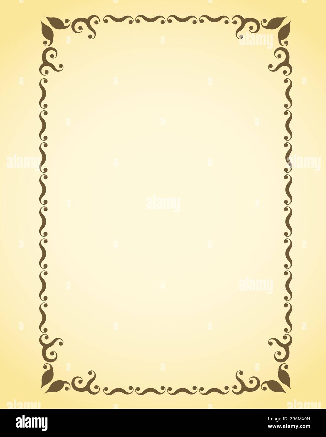 Cornice decorativa Illustrazione Vettoriale