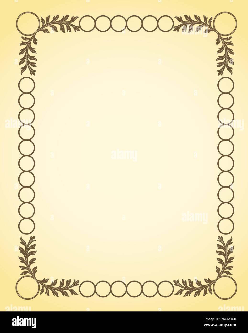 Cornice decorativa Illustrazione Vettoriale