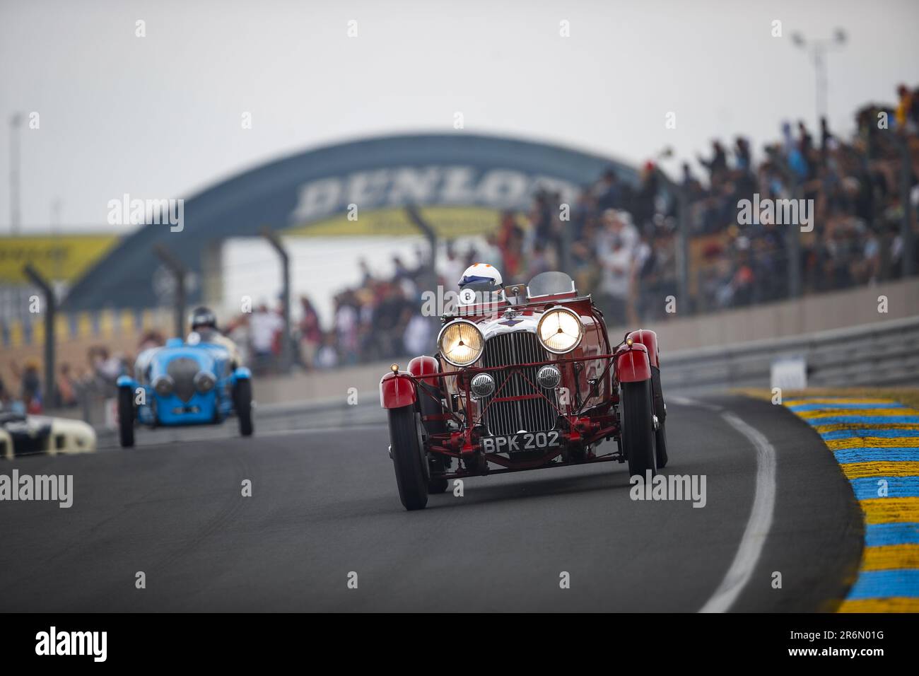 Le Mans, Francia. 10th giugno 2023. Lagonda M45R rapide guidata da Johnny Hindmarsh e Luis Fontes, vincitore della 1935 di le Mans durante la parata precedente alla 24 ore di le Mans 2023 sul circuito des 24 Heures du Mans dal 10 al 11 giugno 2023 a le Mans, Francia - Foto: Joao Filipe/DPPI/LiveMedia Credit: Agenzia indipendente per le foto/Alamy Live News Foto Stock