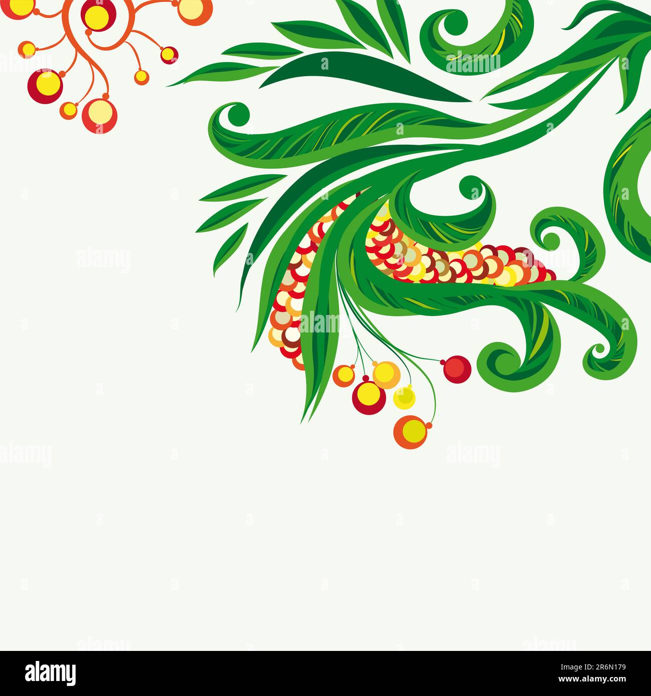 Sfondo floreale fatato Illustrazione Vettoriale