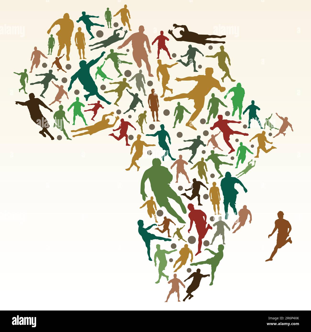 illustrazione vettoriale per sud africa 2010 Illustrazione Vettoriale