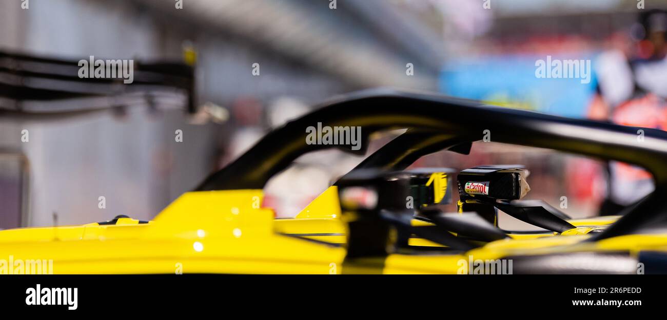MELBOURNE, AUSTRALIA - 12 MARZO: Le vetture Renault a Pit Lane al Gran Premio d'Australia di Formula uno del 12 marzo 2020, al circuito Grand Prix di Melbourne ad Albert Park, Australia. Foto Stock