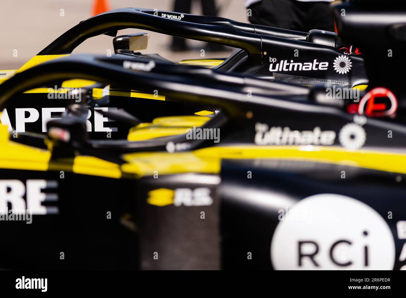 MELBOURNE, AUSTRALIA - 12 MARZO: Le vetture Renault a Pit Lane al Gran Premio d'Australia di Formula uno del 12 marzo 2020, al circuito Grand Prix di Melbourne ad Albert Park, Australia. Foto Stock