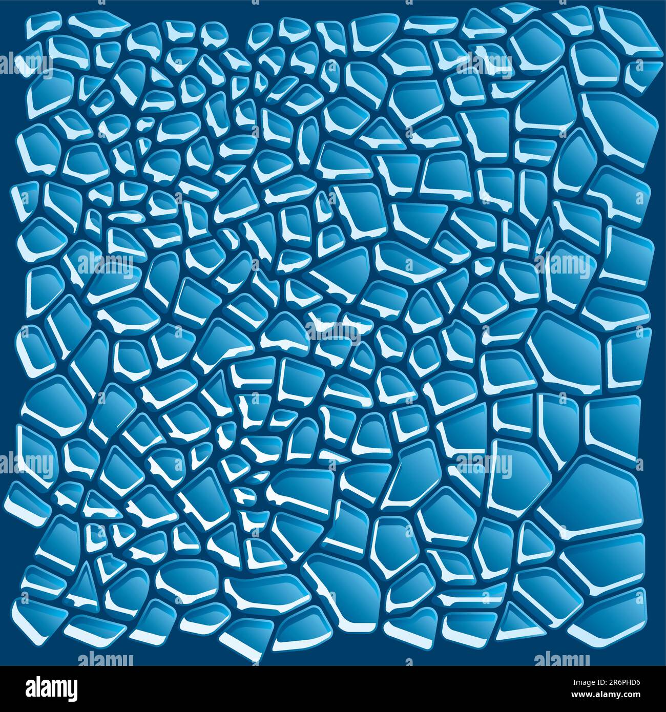 Sfondo di ghiaccio trasparente incrinato. Illustrazione vettoriale Illustrazione Vettoriale