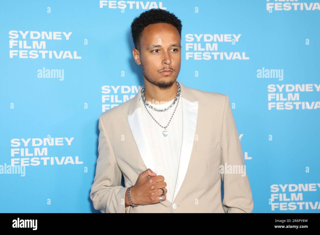 Sydney, Australia. 11th giugno, 2023. Festival del film di Sydney 70th: Rachell's Farm, tappeto rosso australiano Premiere allo state Theatre, 49 Market Street. Nella figura: da confermare. Credit: Richard Milnes/Alamy Live News Foto Stock