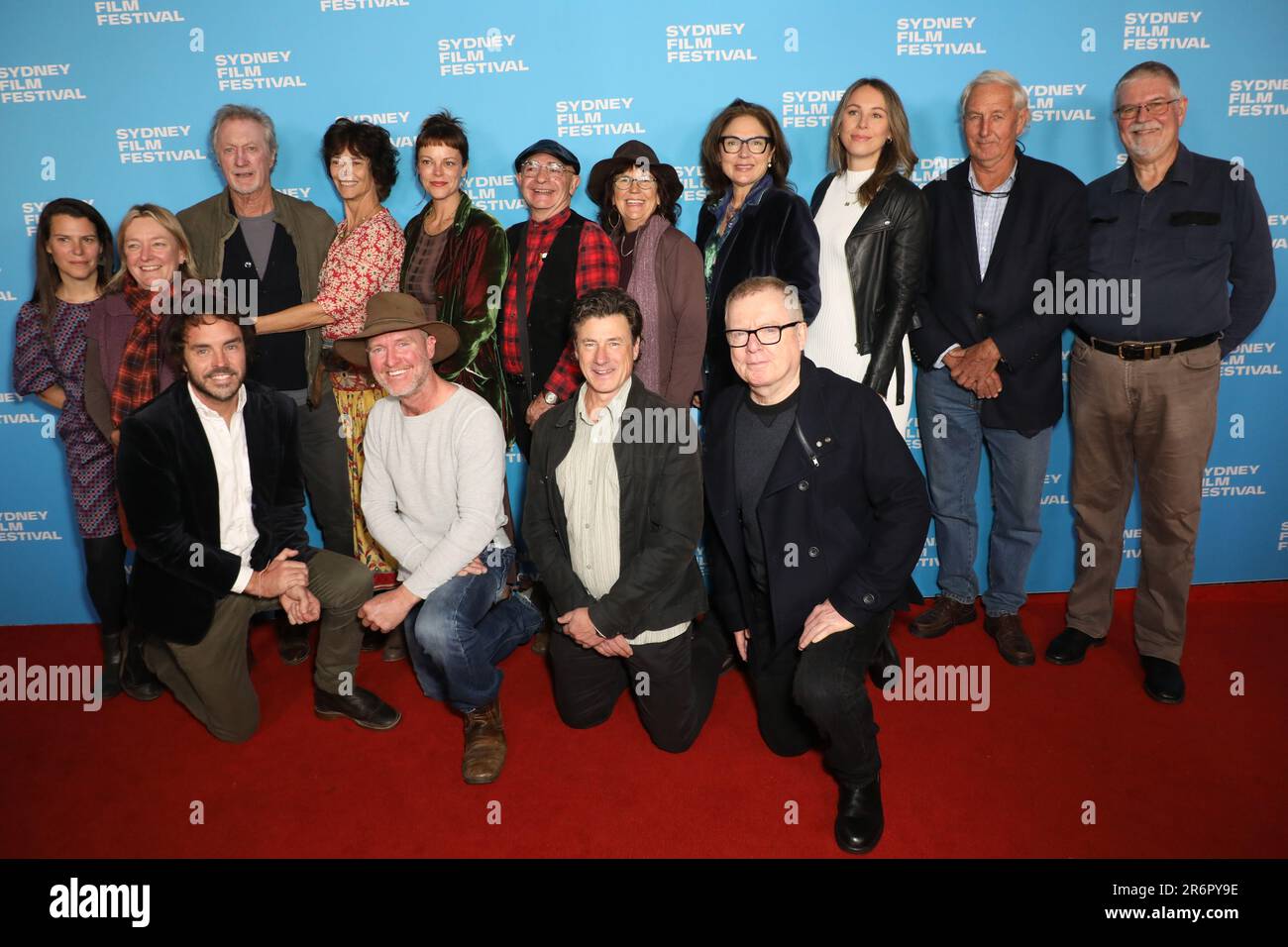 Sydney, Australia. 11th giugno, 2023. Festival del film di Sydney 70th: Rachell's Farm, tappeto rosso australiano Premiere allo state Theatre, 49 Market Street. Foto, cast e equipaggio tra cui: Bryan Brown, Rachel Ward, Matilda Brown. Credit: Richard Milnes/Alamy Live News Foto Stock