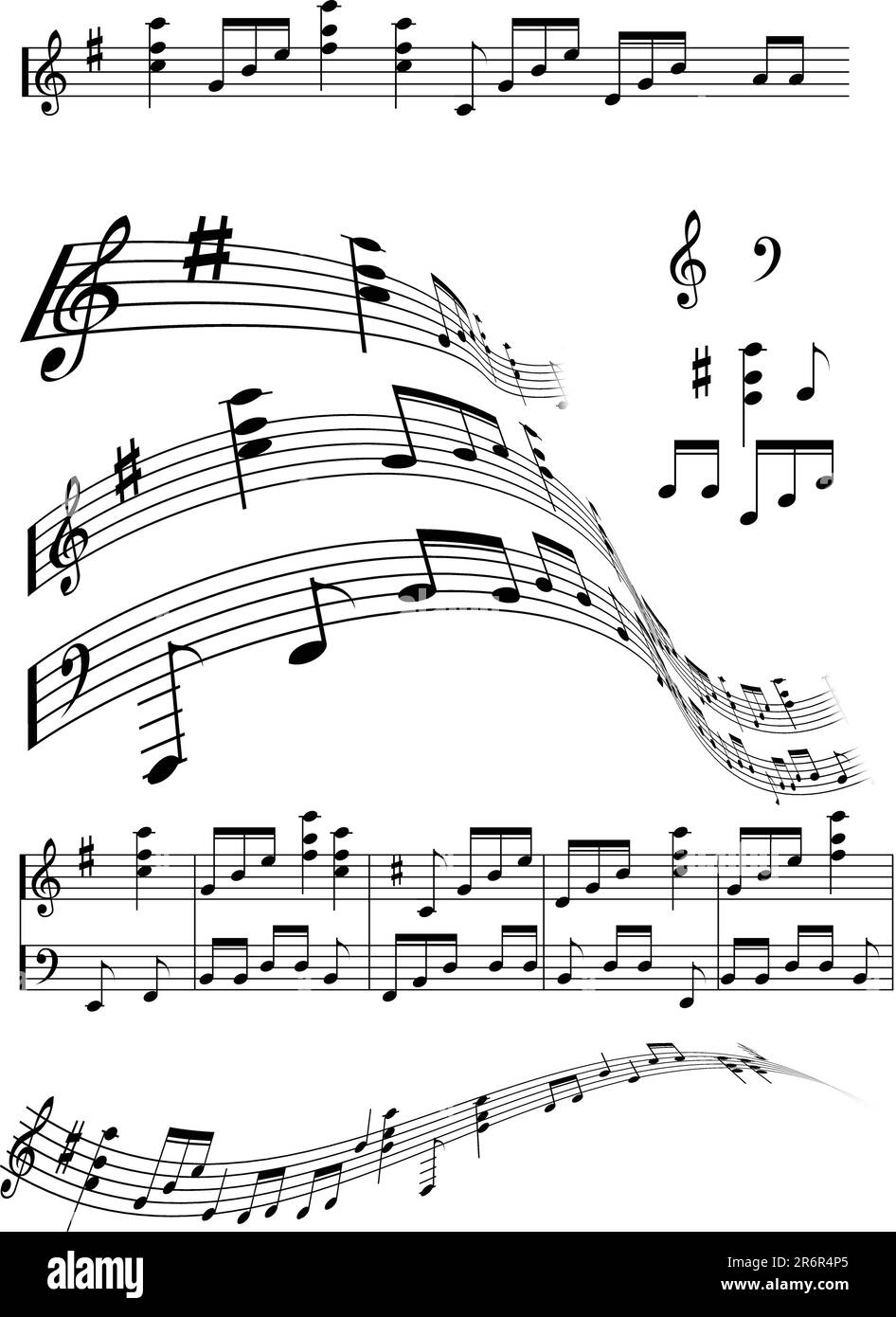 Nota musicale Illustrazione Vettoriale