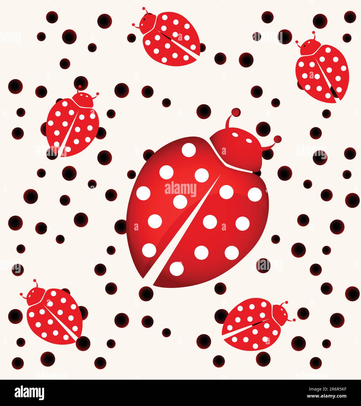 schema ladybug Illustrazione Vettoriale