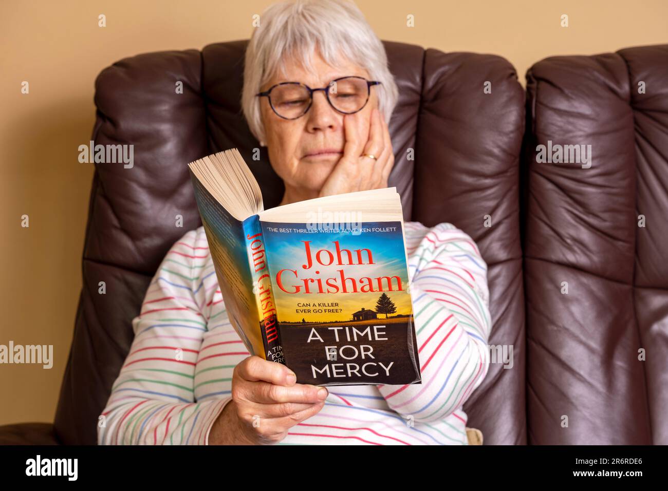 John Grisham Un libro di libri cartacei di Mercy Foto Stock