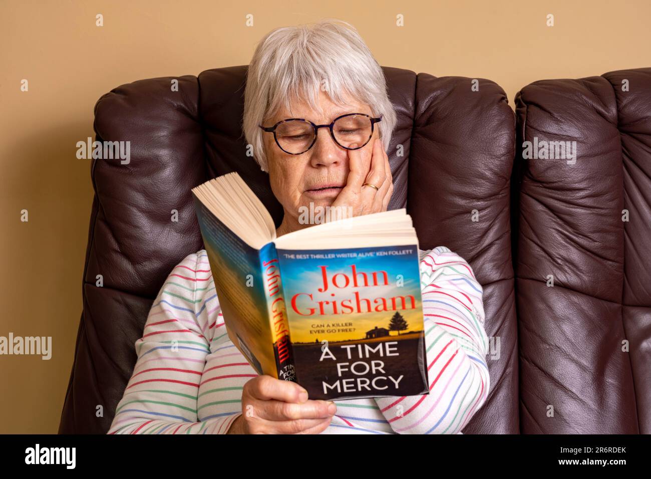 John Grisham Un libro di libri cartacei di Mercy Foto Stock
