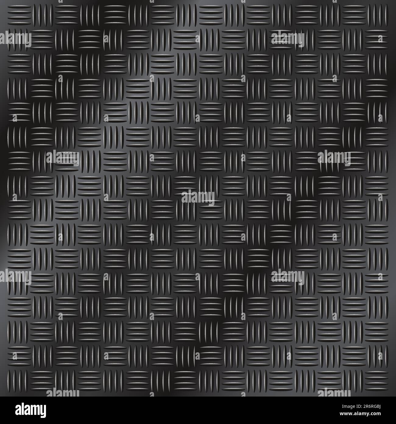 Illustrazione vettoriale dello sfondo con motivo a tratteggio incrociato in metallo lucido scuro Illustrazione Vettoriale