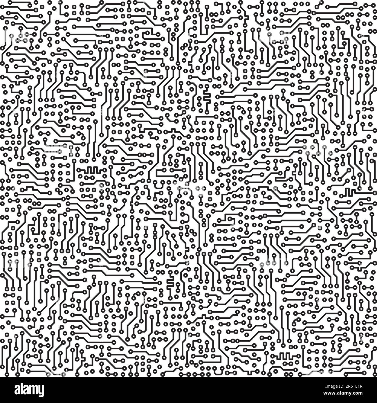 Sfondo vettoriale per schede elettroniche industriali ad alta tecnologia Illustrazione Vettoriale