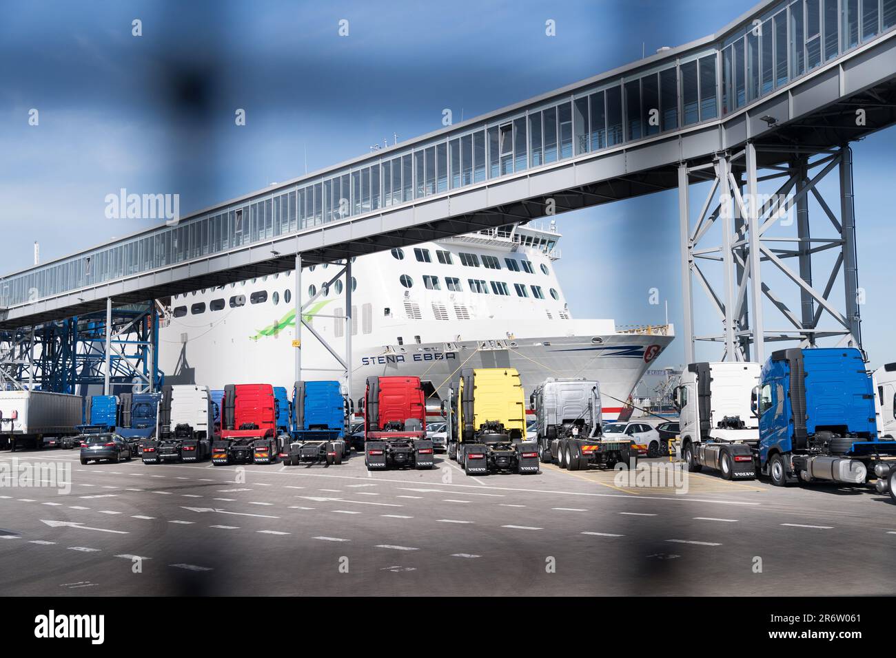 Stena Ebba, grande incrociatore di proprietà di Stena Line, a Gdynia, Polonia © Wojciech Strozyk / Alamy Stock Photo Foto Stock