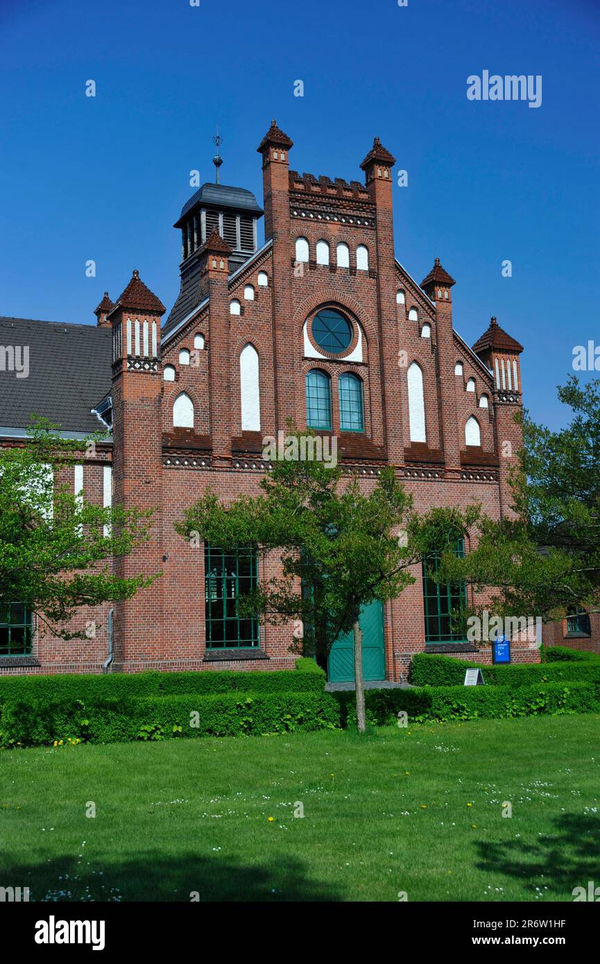 Sede centrale, Corte d'onore, Landschaftsverband Westfalen-Lippe, LWL Industrial Museum Zeche Zollern, Dortmund, Renania settentrionale-Vestfalia, Germania Foto Stock