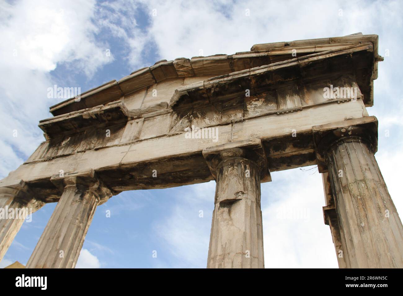 Vista sull'Acropoli, Atene, Grecia Foto Stock