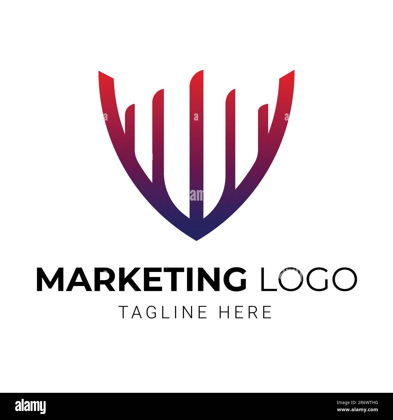 Logo di marketing per l'azienda Illustrazione Vettoriale