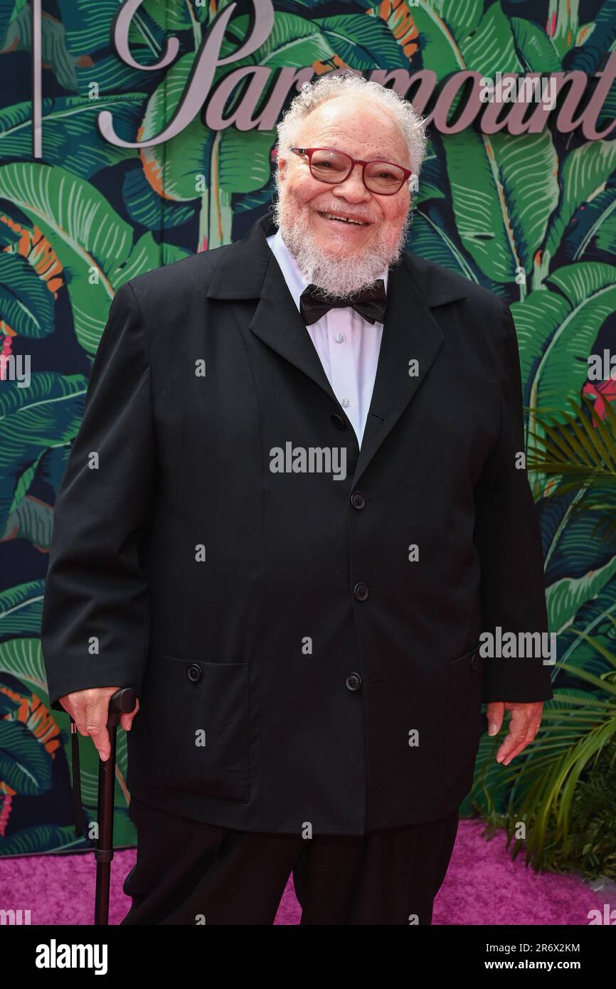 New York, Stati Uniti. 11th giugno, 2023. Stephen McKinley Henderson camminando sul tappeto rosso ai Tony Awards annuali 76th che si tengono presso lo United Palace di New York City domenica 11 giugno 2023. (Foto di Anthony Behar/Sipa USA) Credit: Sipa USA/Alamy Live News Foto Stock