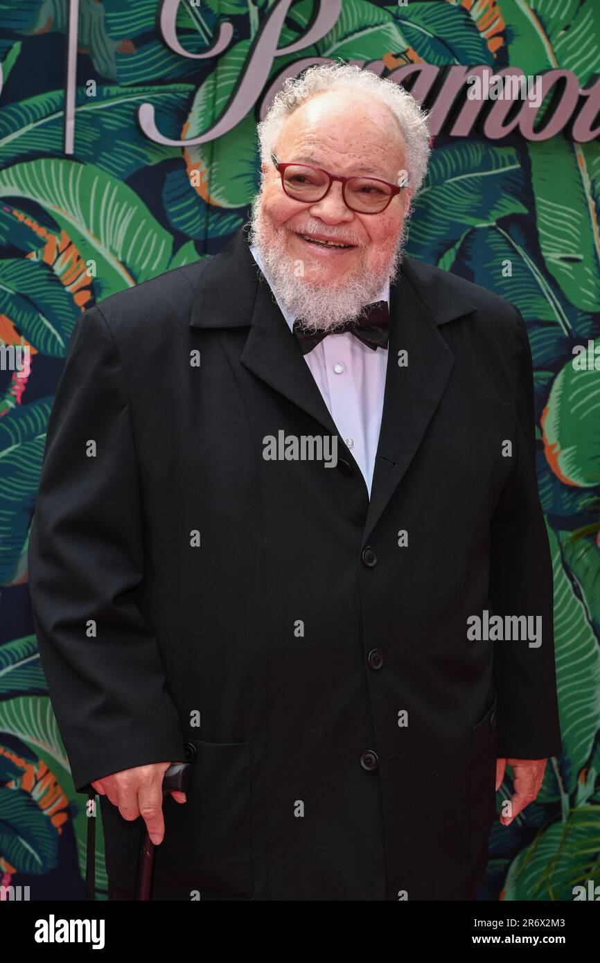 New York, Stati Uniti. 11th giugno, 2023. Stephen McKinley Henderson camminando sul tappeto rosso ai Tony Awards annuali 76th che si tengono presso lo United Palace di New York City domenica 11 giugno 2023. (Foto di Anthony Behar/Sipa USA) Credit: Sipa USA/Alamy Live News Foto Stock