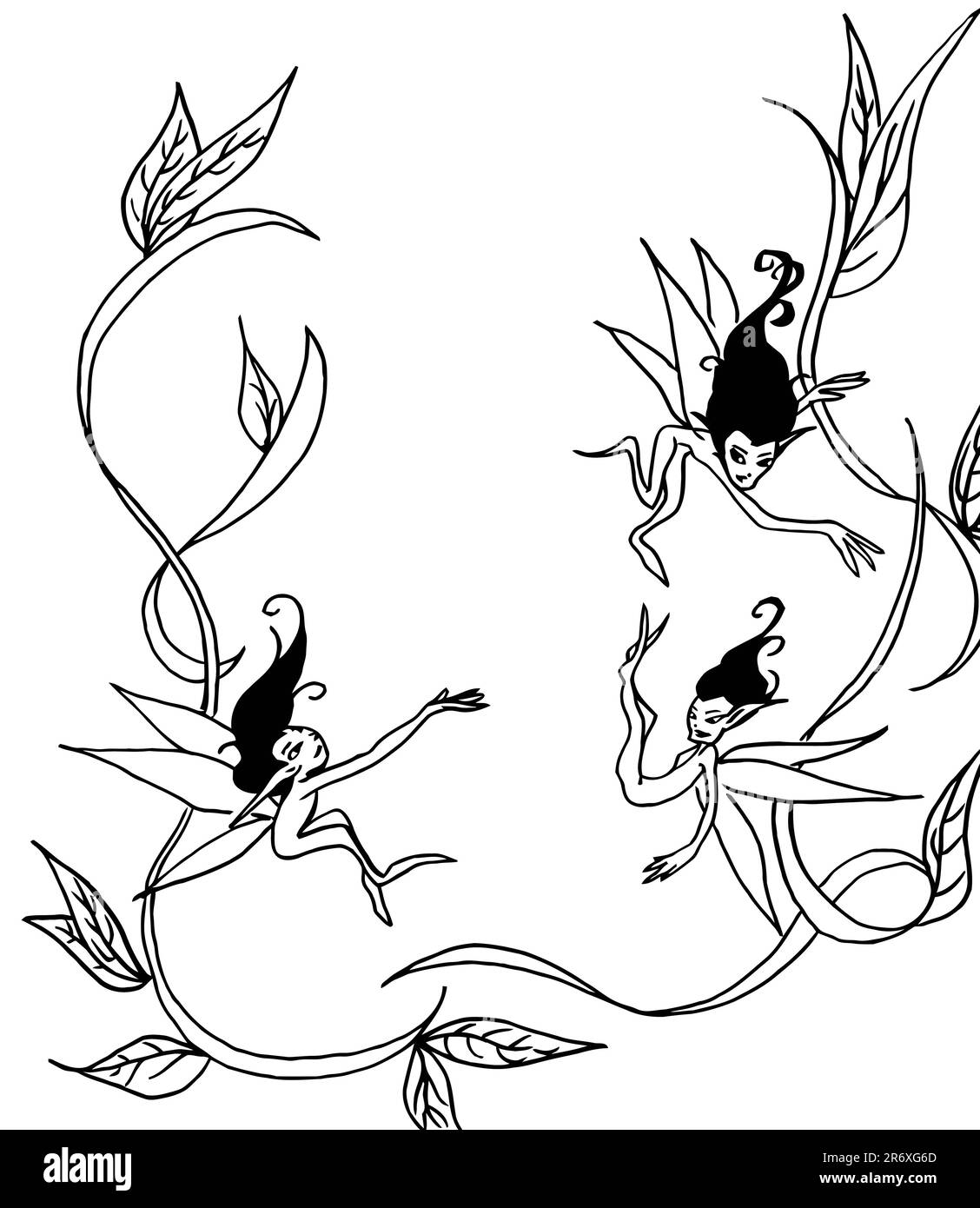 Pixies liberi Illustrazione Vettoriale