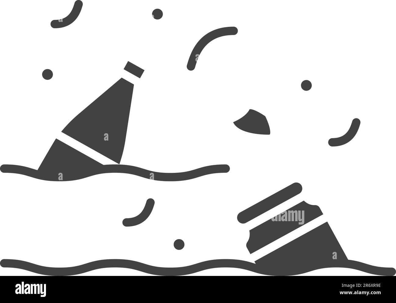 Immagine vettoriale icona di dump. Illustrazione Vettoriale