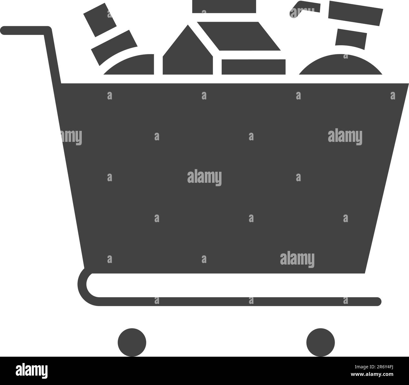 Immagine vettoriale icona generi alimentari. Illustrazione Vettoriale