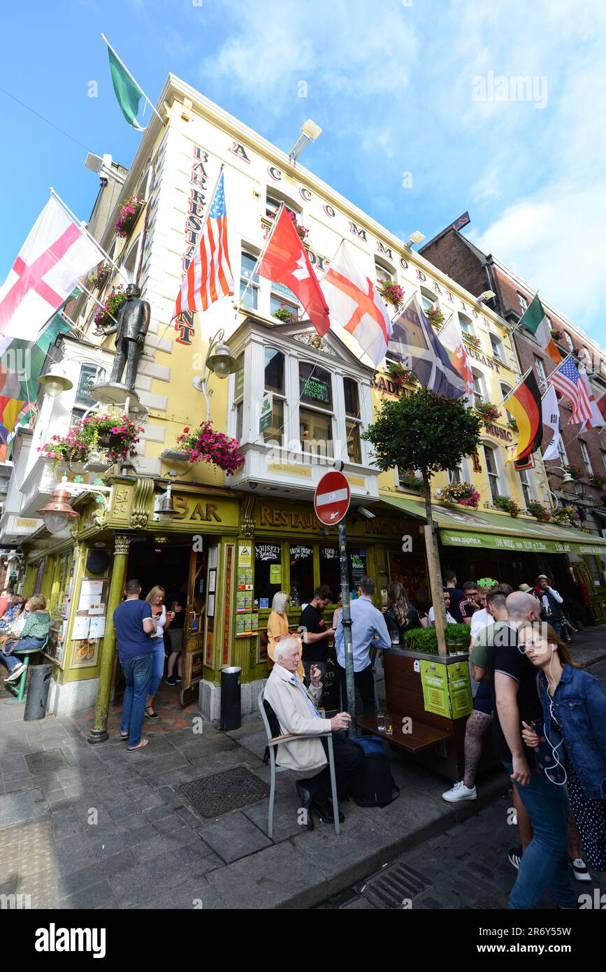 Oliver St John Gogarty Bar & Restaurant a Temple Bar, Dublino, Irlanda. Foto Stock